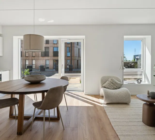 apartment Rummelig 2-værelses bolig med terrasse
