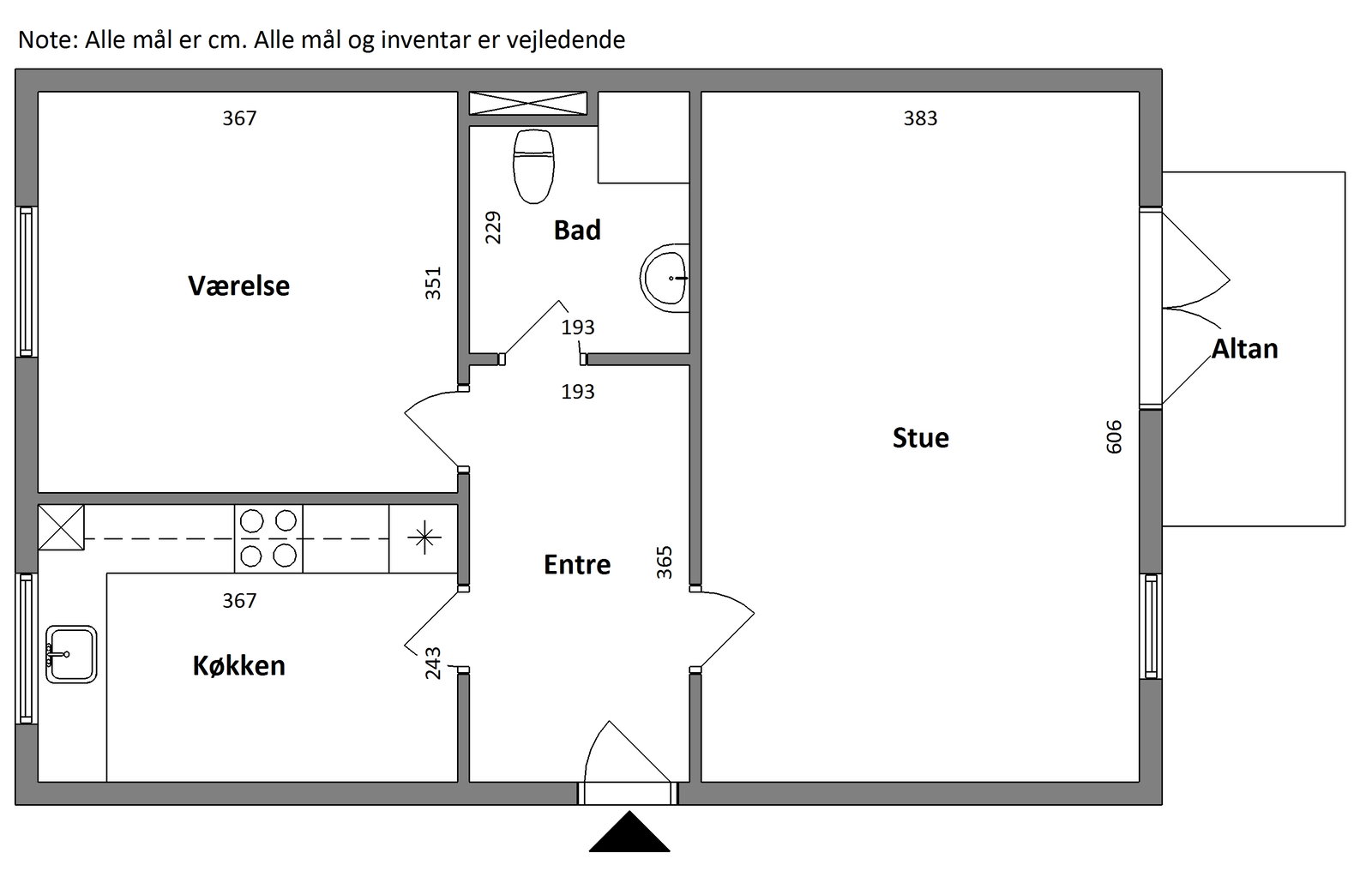 Visual presentation of the listing
