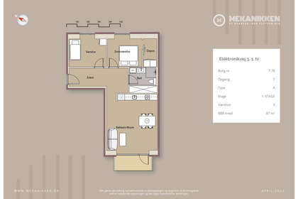 Visual presentation of the listing