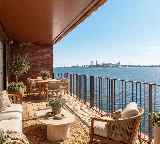 apartment Bright Apartment by the Water with a Large Terrace in Nordhavn