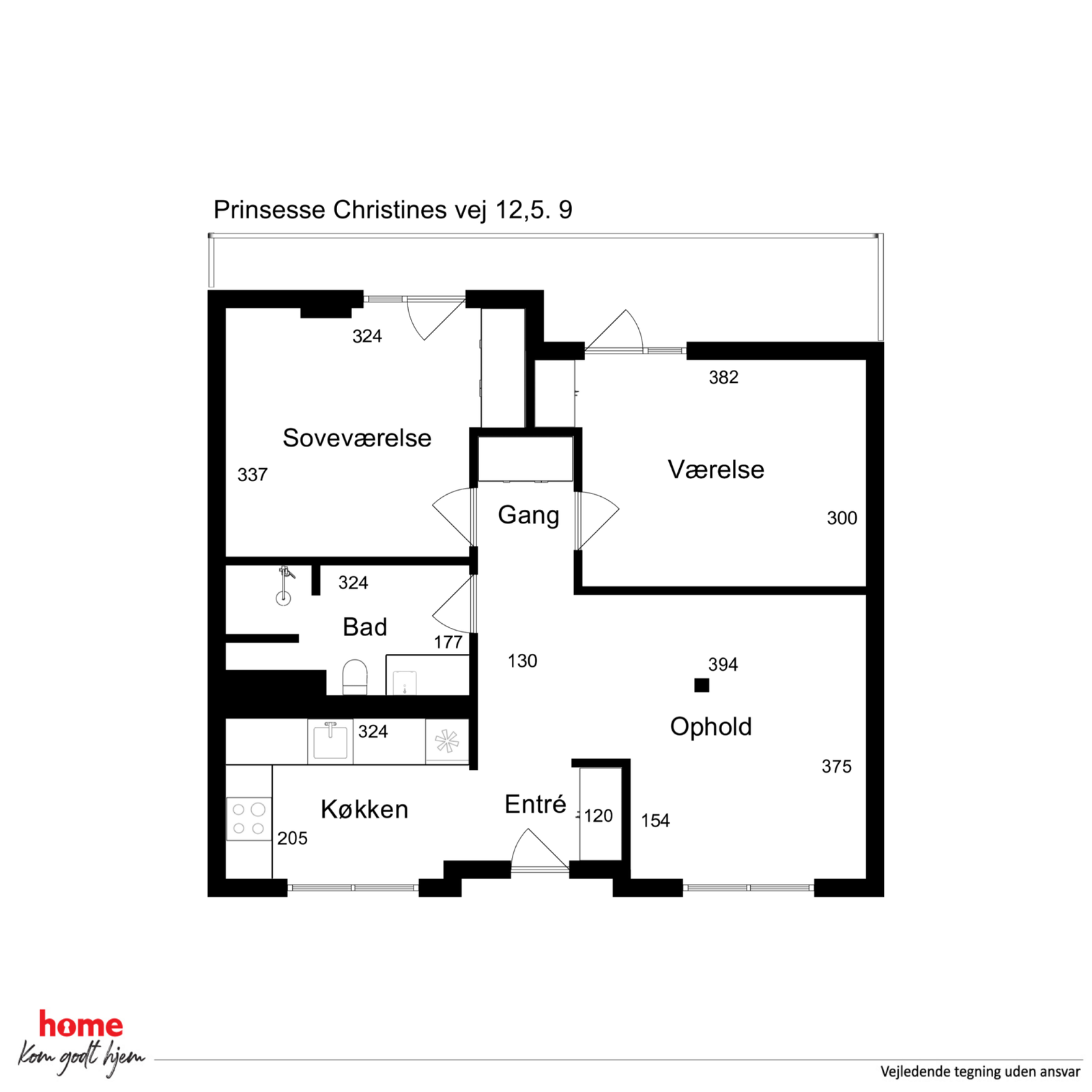 Visual presentation of the listing
