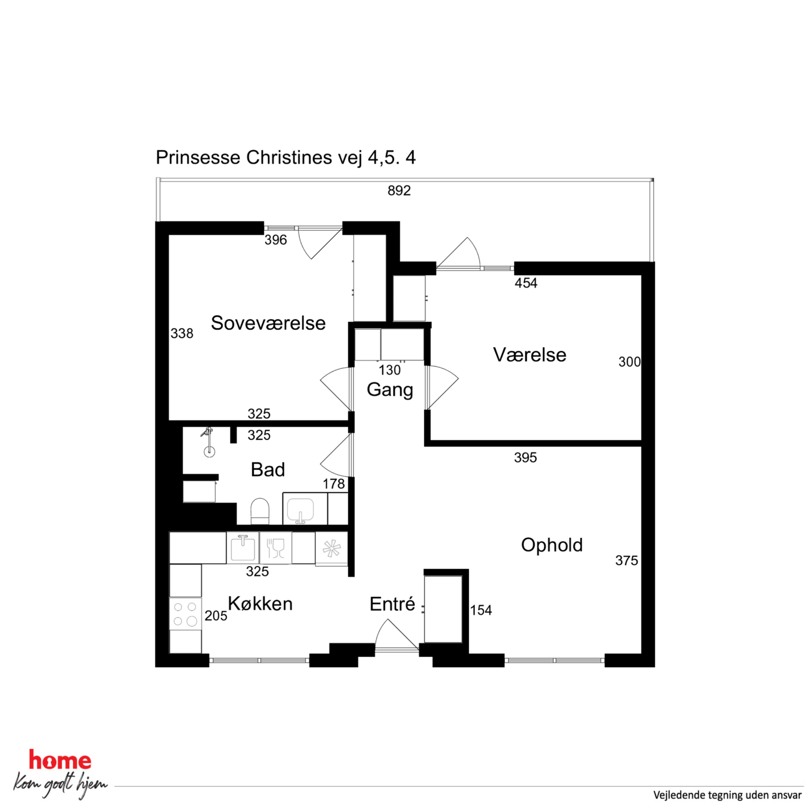 Visual presentation of the listing