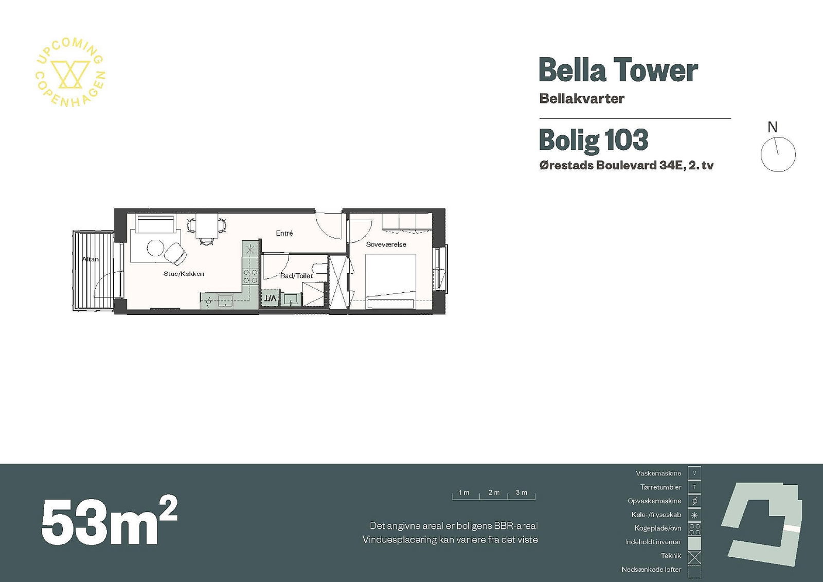 Visual presentation of the listing