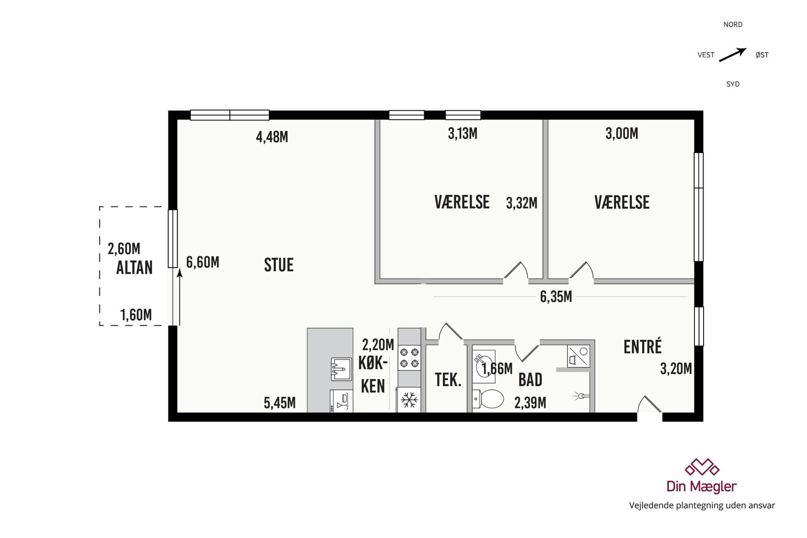 Visual presentation of the listing
