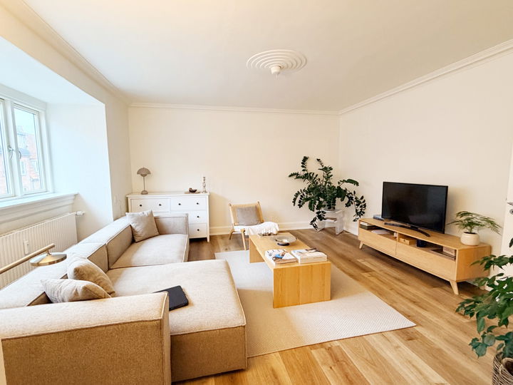 Bright and Classic 3-Room Apartment with Stucco and Bay Windows - Schleppegrellsgade, Aalborg - 0
