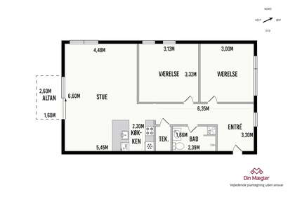 Visual presentation of the listing