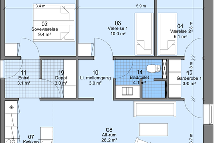 Visual presentation of the listing