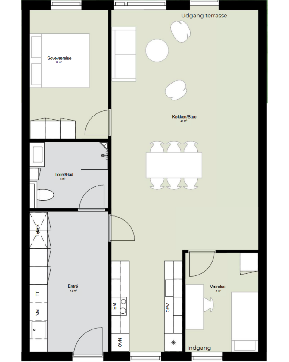Visual presentation of the listing