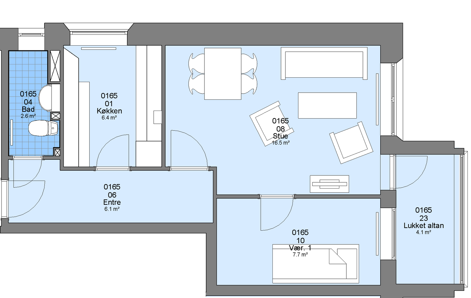 Visual presentation of the listing
