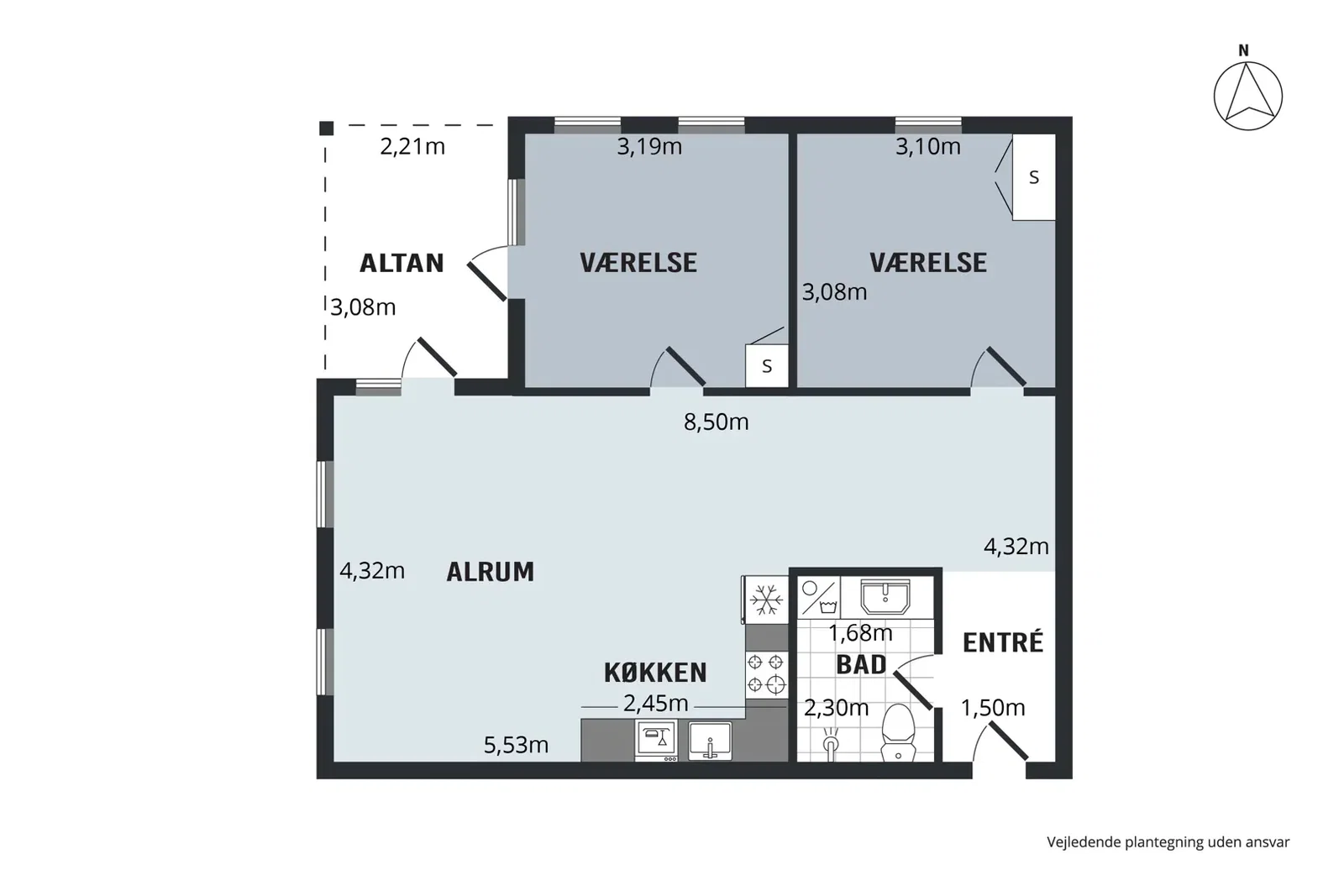 Visual presentation of the listing