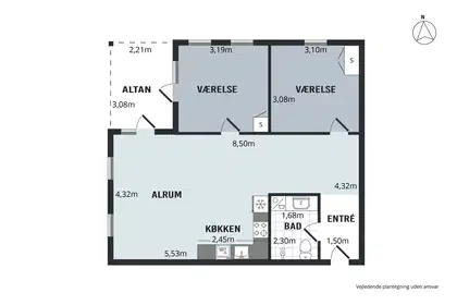 Visual presentation of the listing