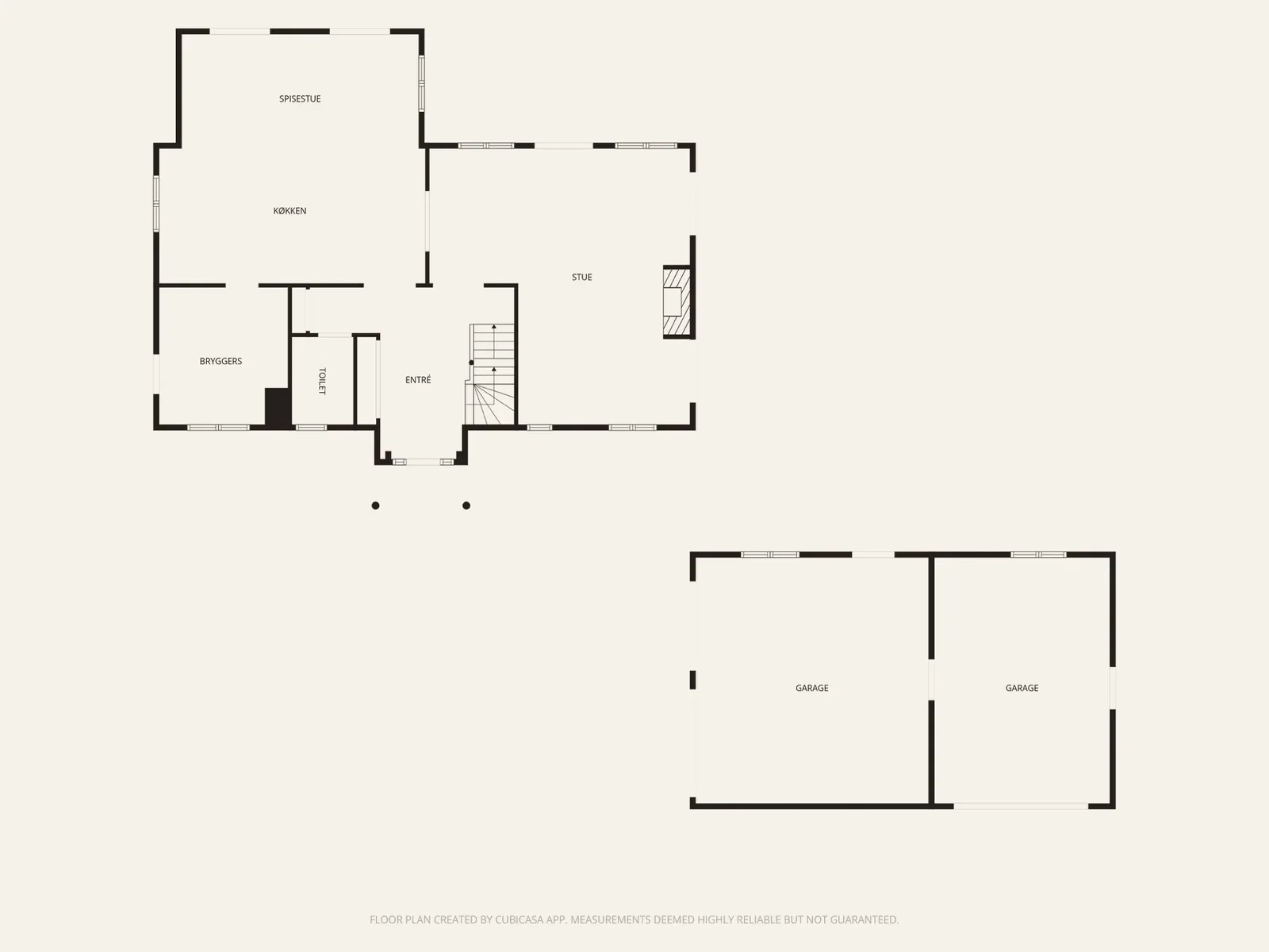 Visual presentation of the listing