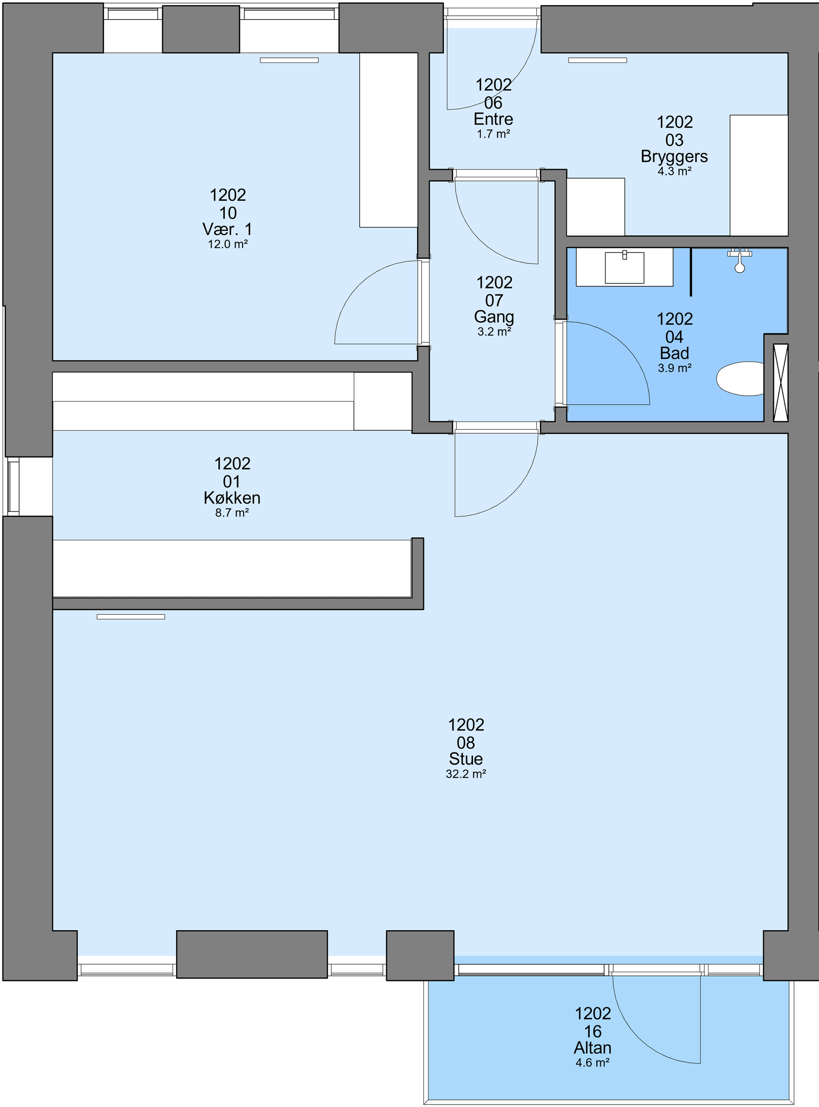 Visual presentation of the listing