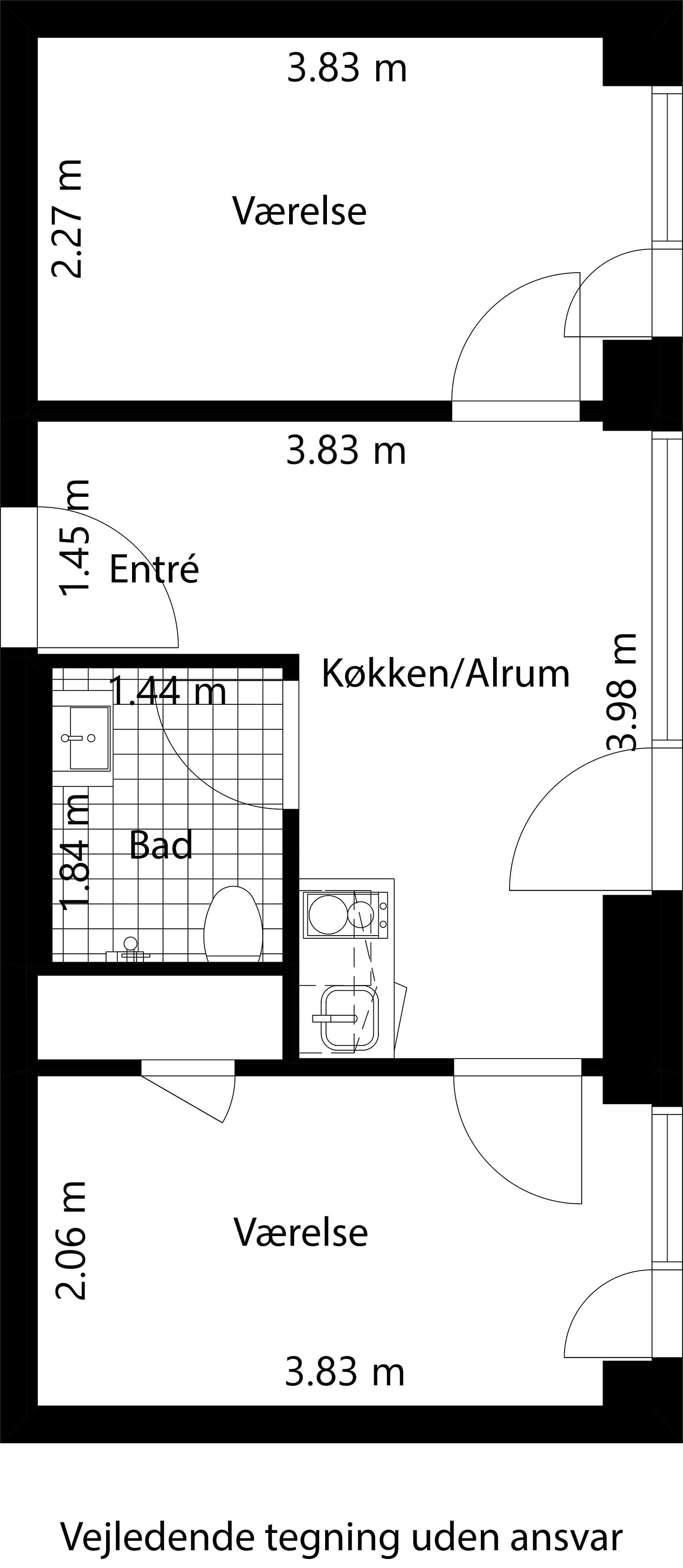 Visual presentation of the listing