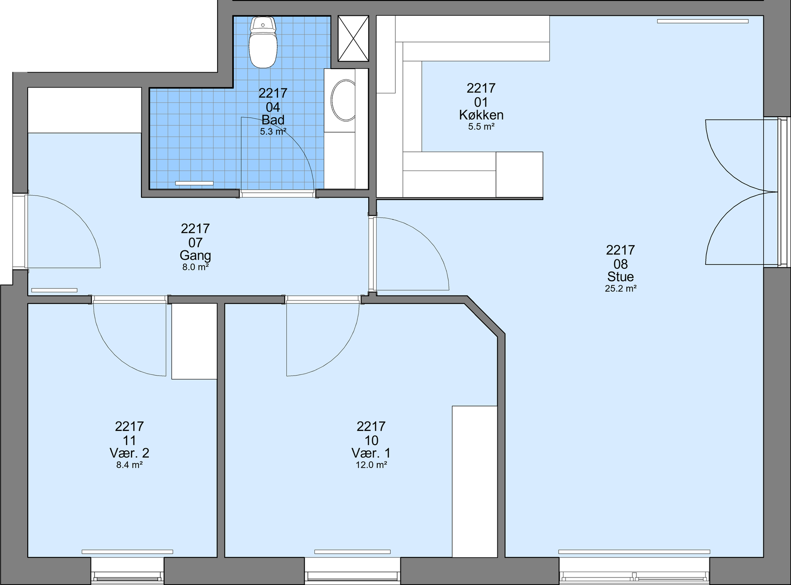 Visual presentation of the listing