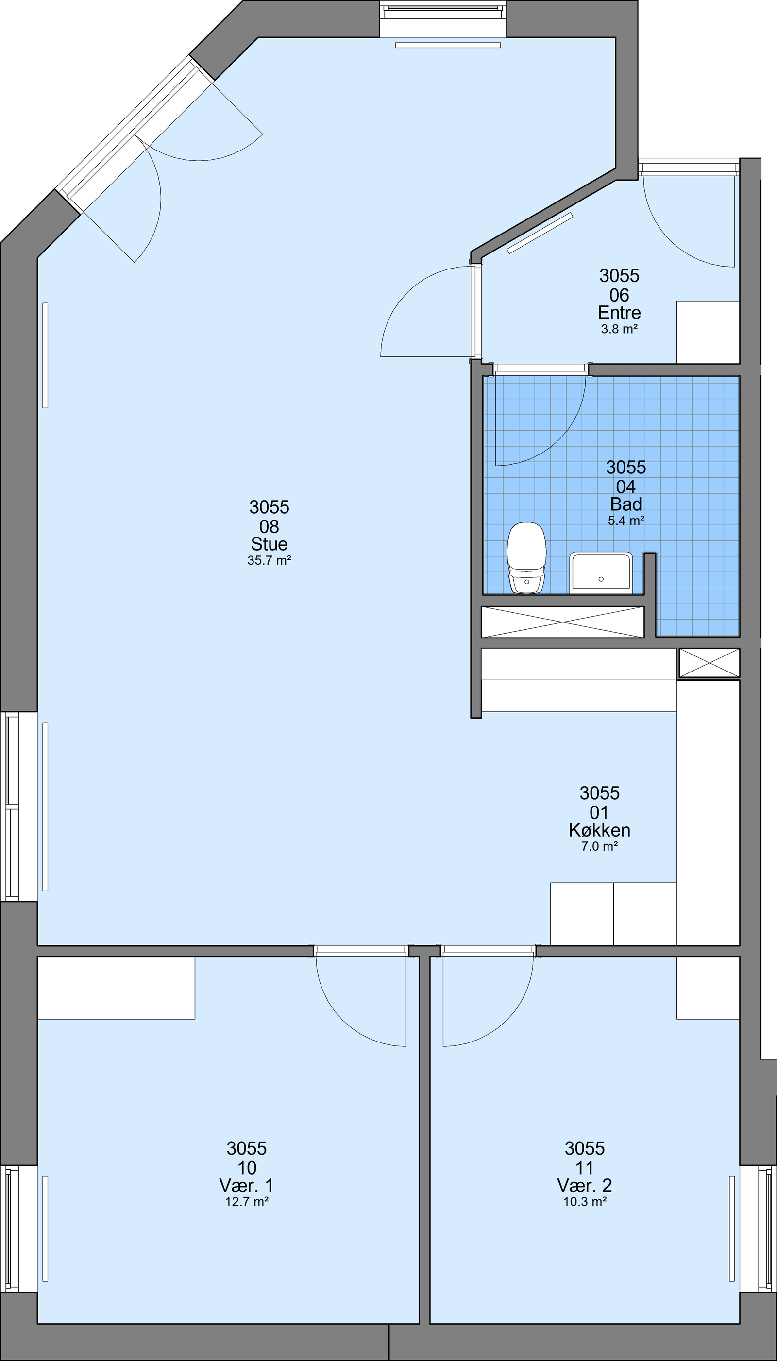 Visual presentation of the listing