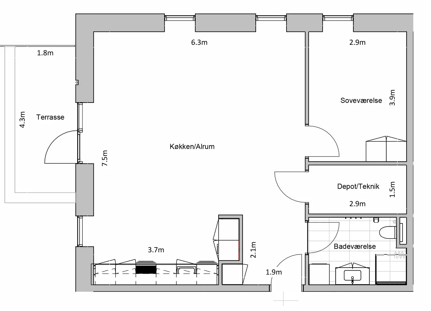 Visual presentation of the listing