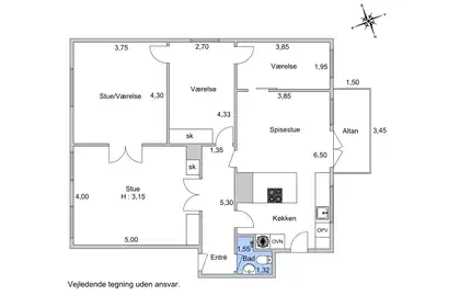 Visual presentation of the listing