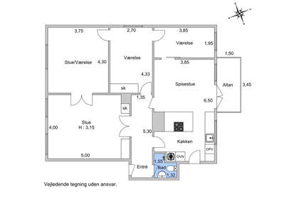 Visual presentation of the listing