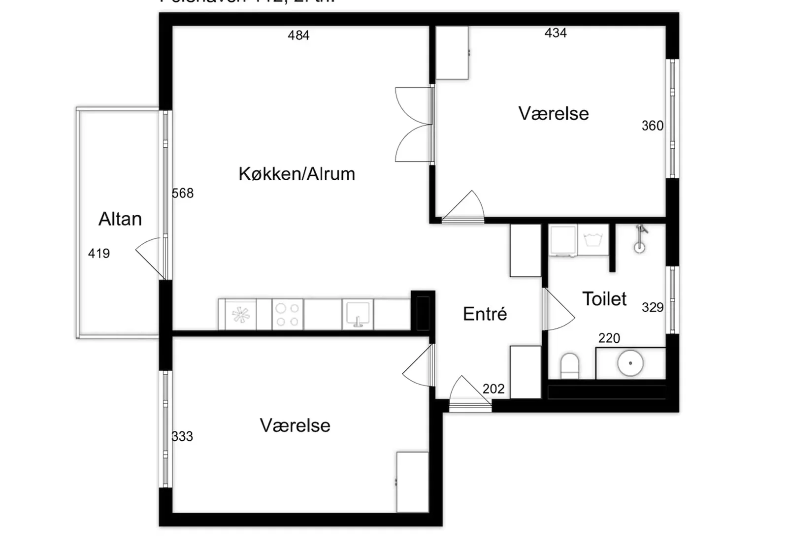 Visual presentation of the listing
