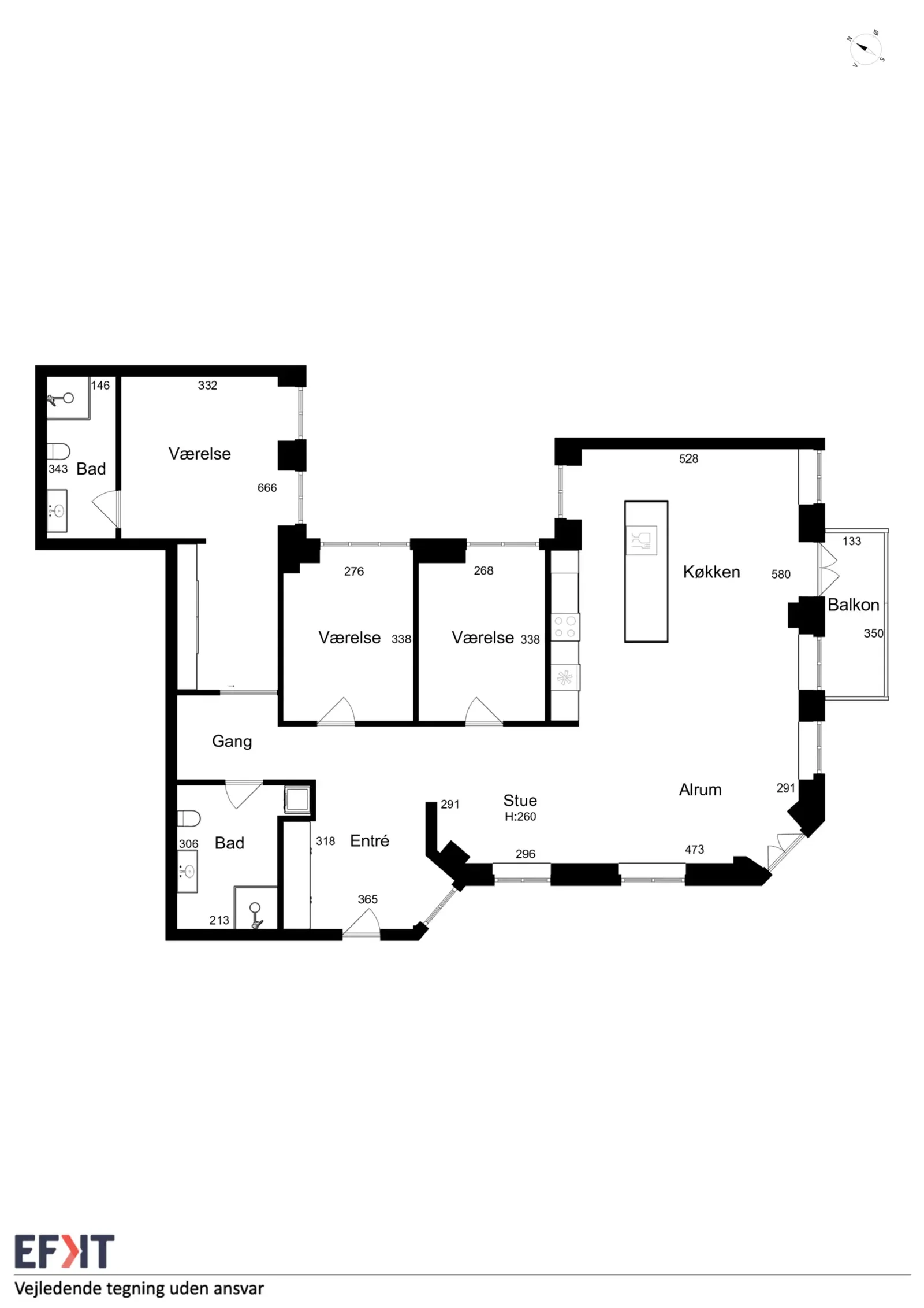 Visual presentation of the listing