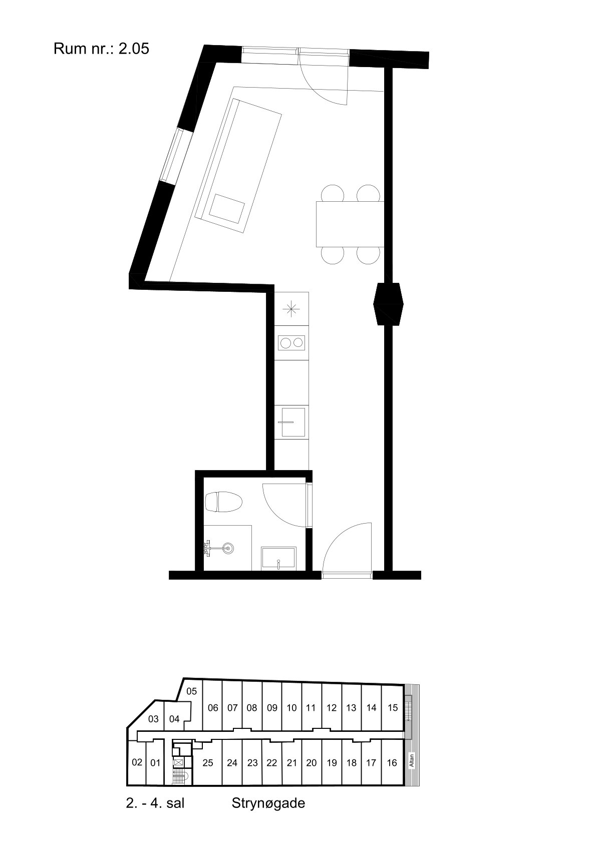 Visual presentation of the listing
