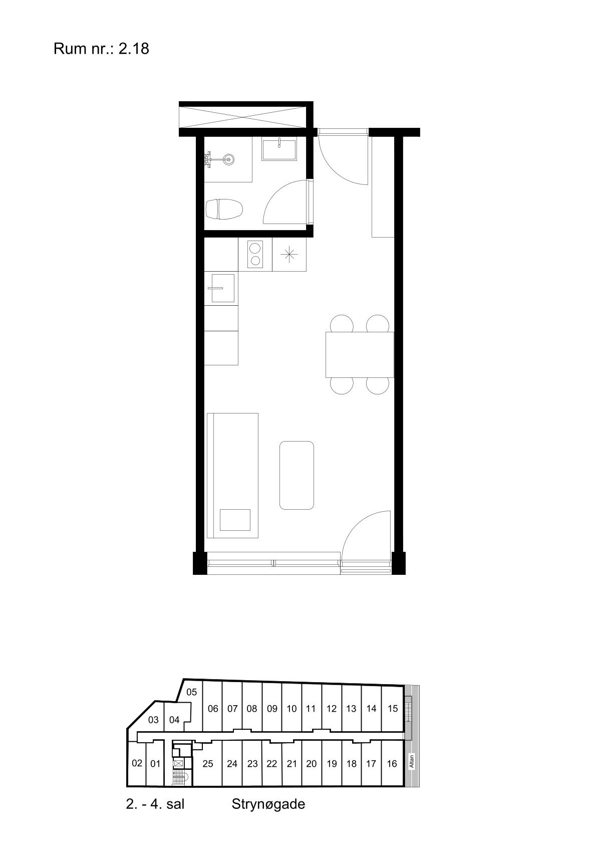 Visual presentation of the listing