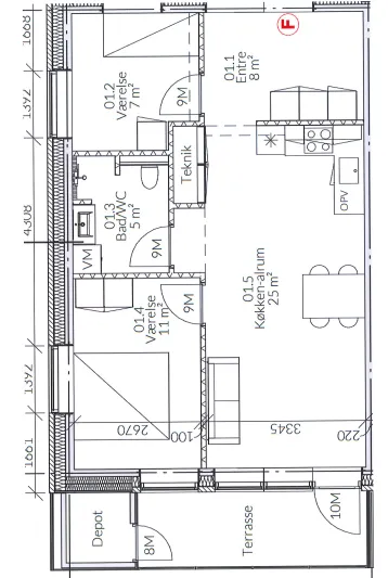 Visual presentation of the listing