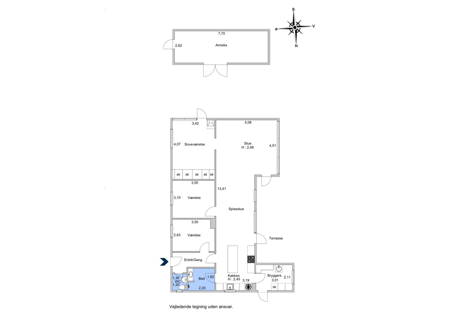 Visual presentation of the listing