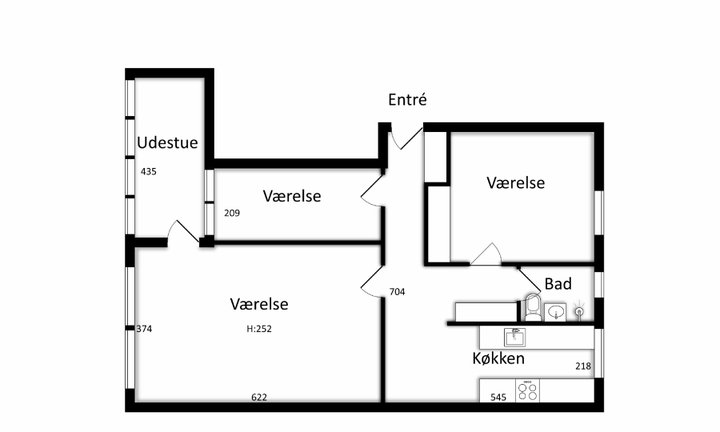 Spacious 3-room apartment in Slagelse - Schackenborgvej, Slagelse - 0