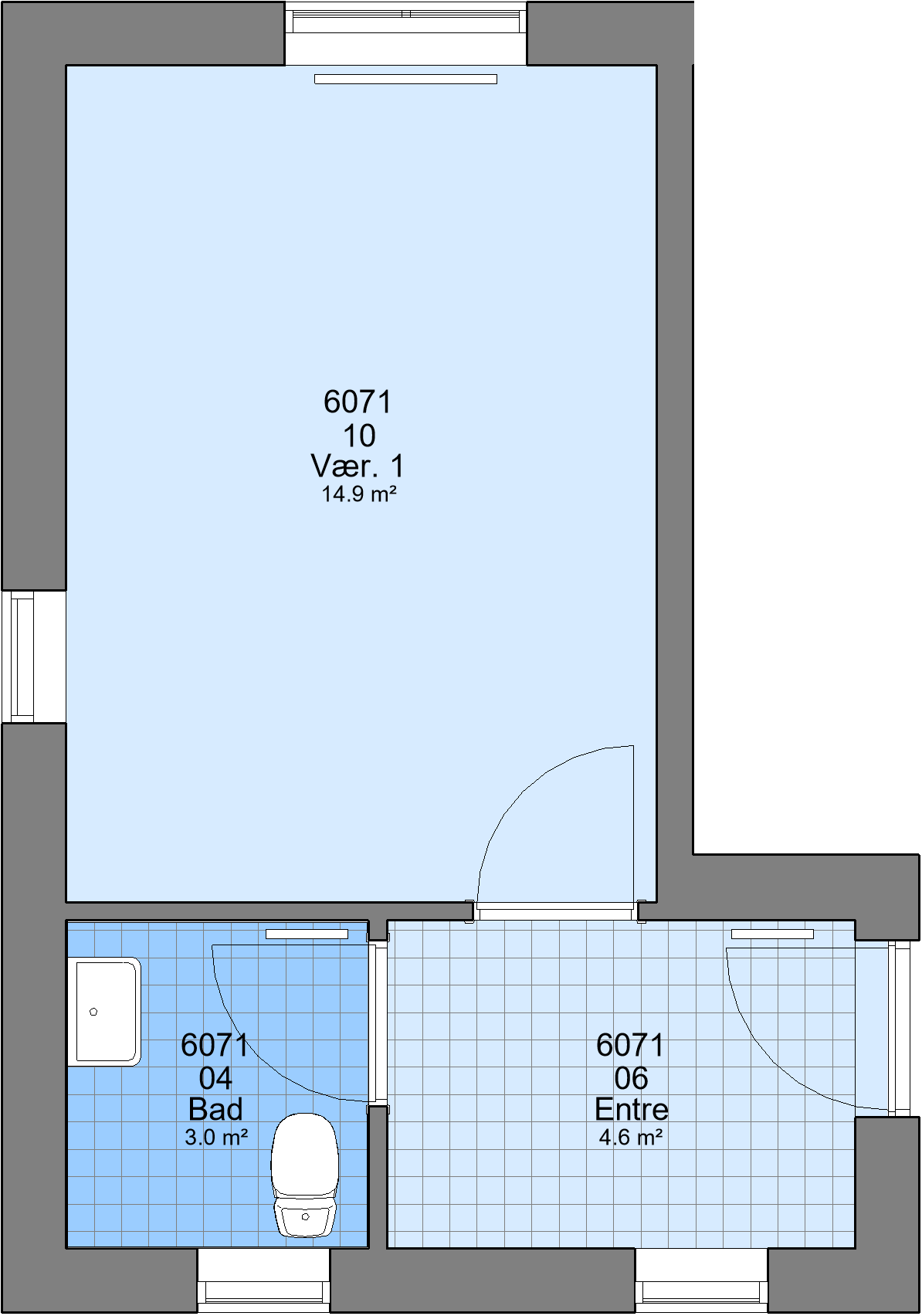 Visual presentation of the listing