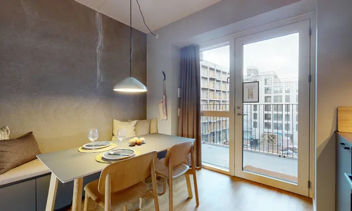 Praktisk og æstetisk studio i moderne byggeri - Else Alfelts Vej, København S - 1