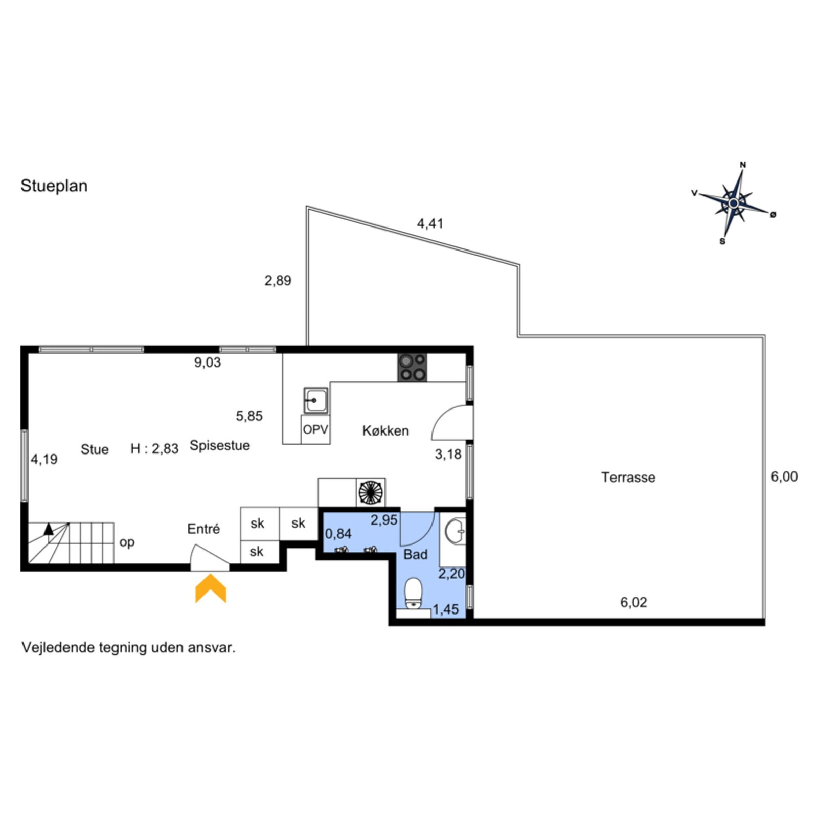Visual presentation of the listing
