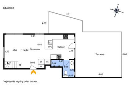 Visual presentation of the listing