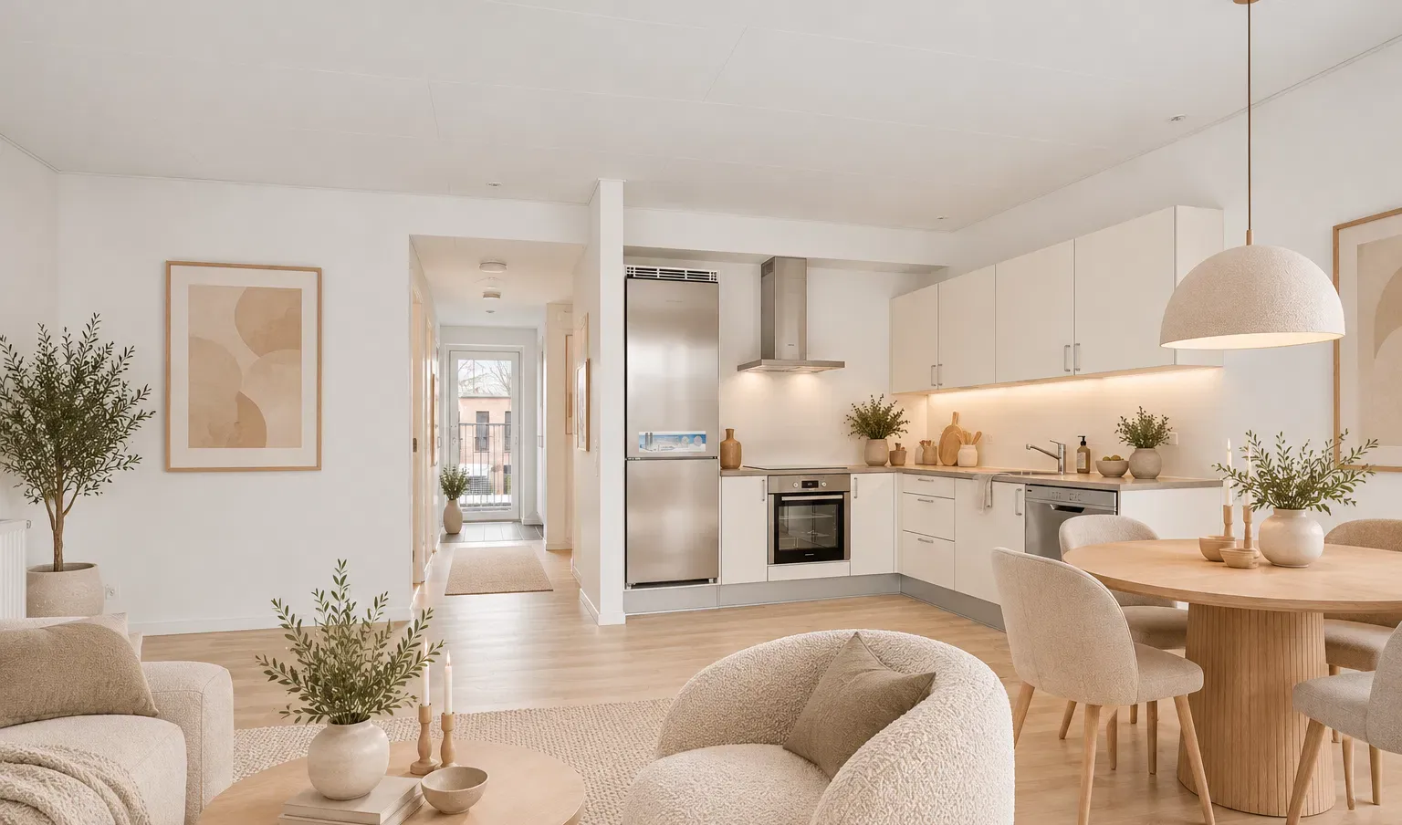Visual presentation of the listing