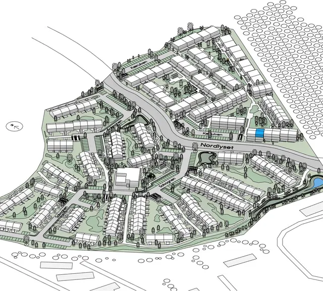 apartment Lejlighed i rækkehus i moderne bofællesskab