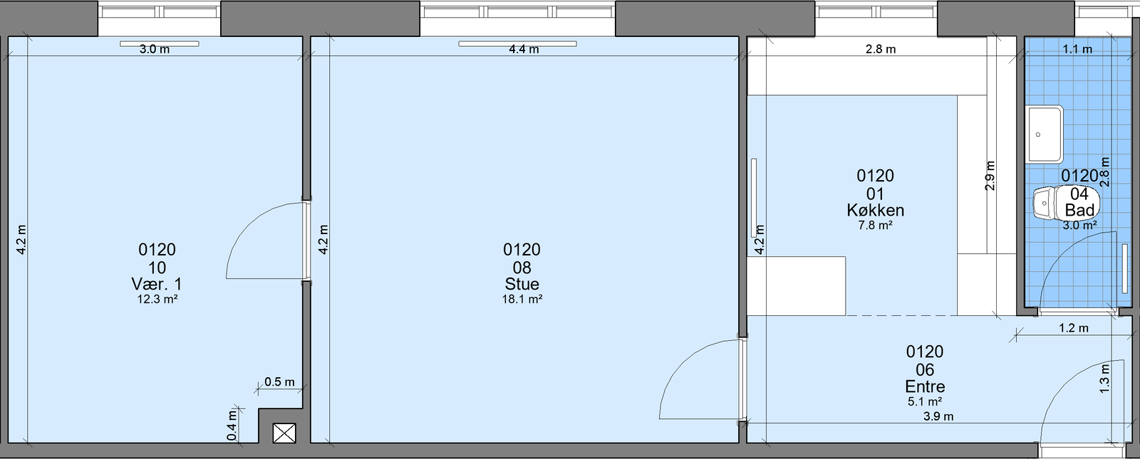 Visual presentation of the listing