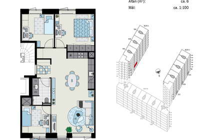 Visual presentation of the listing