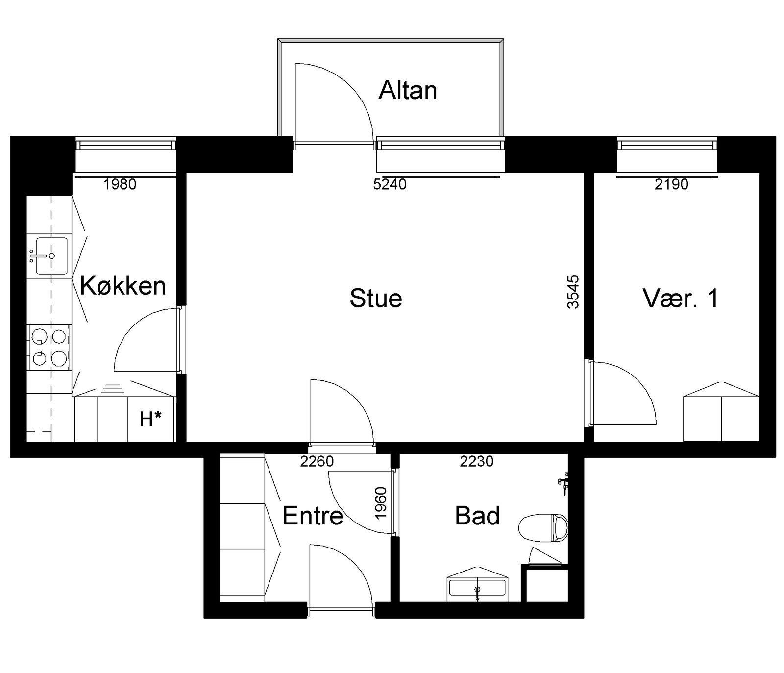 Visual presentation of the listing