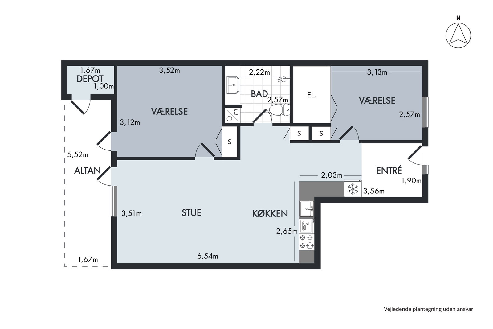 Visual presentation of the listing