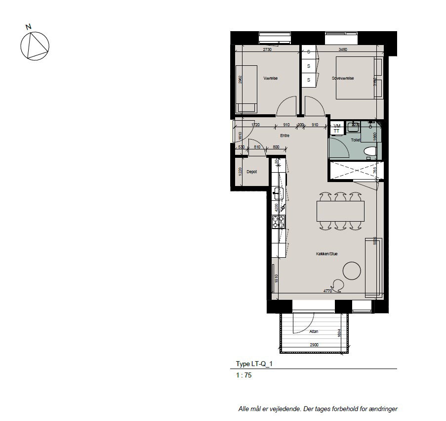 Visual presentation of the listing