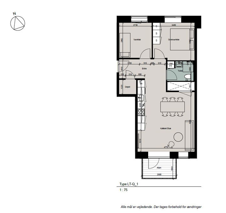 Quality Apartment Centrally Located in Vejle - Flegmade, Vejle - 3
