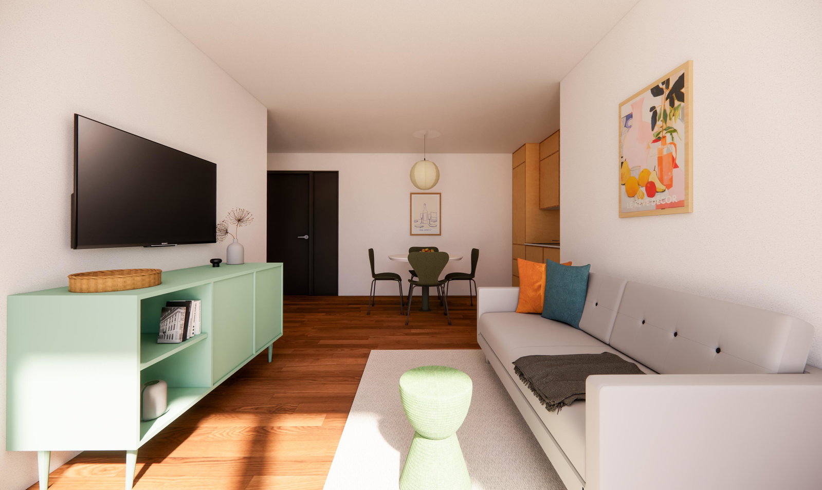Visual presentation of the listing