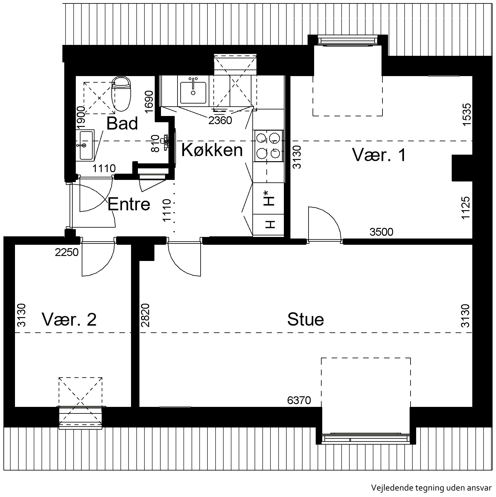 Visual presentation of the listing