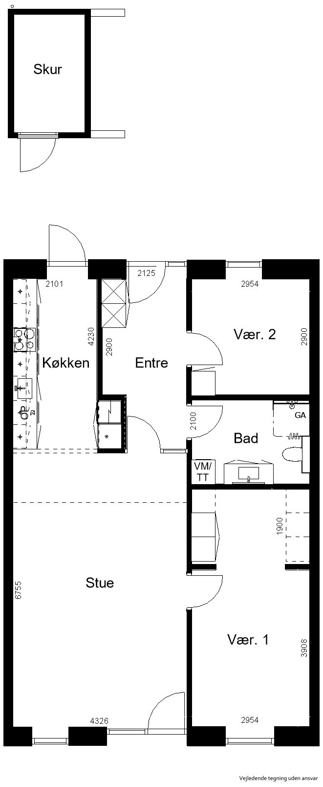 Visual presentation of the listing