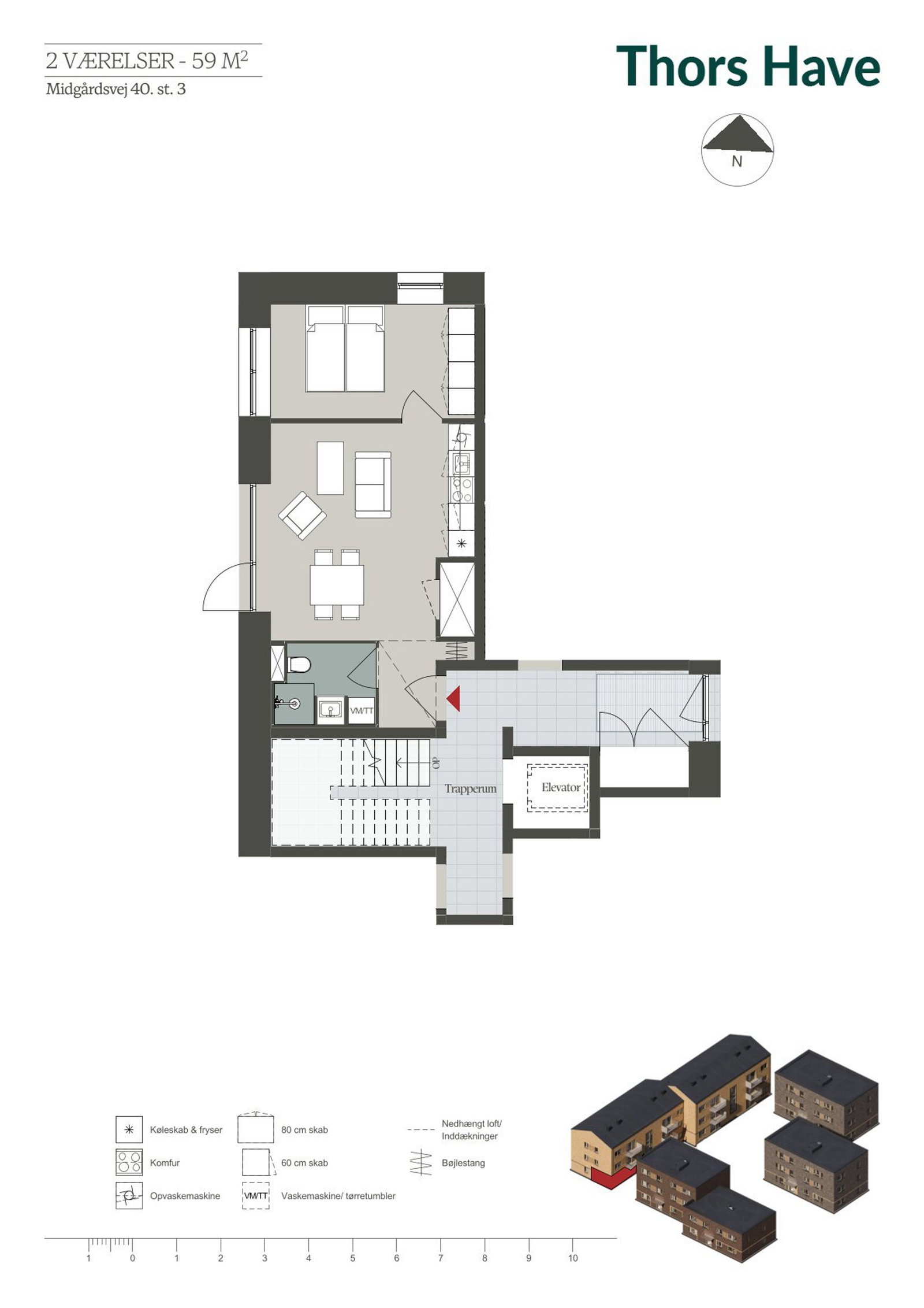 Visual presentation of the listing
