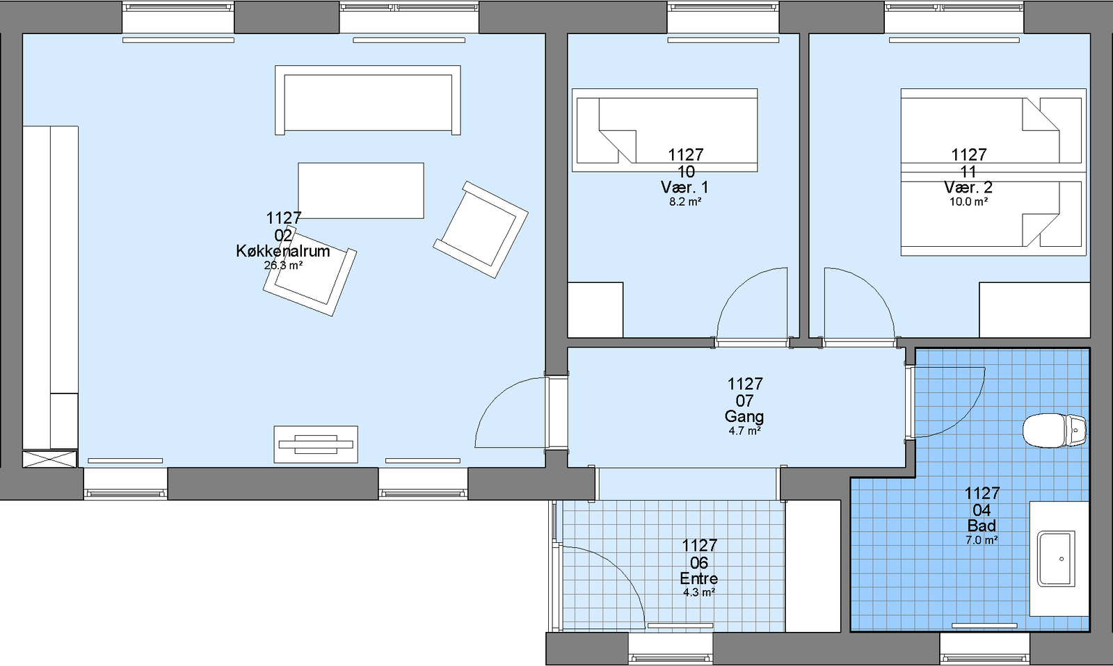 Visual presentation of the listing