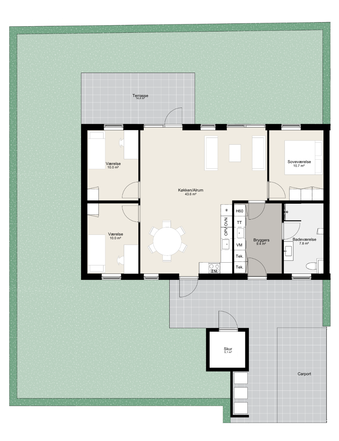 Visual presentation of the listing