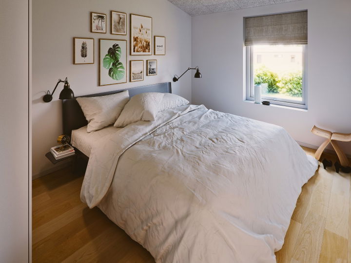 4-room semi-detached house, 86 m² - Teglparken, Løsning - 0