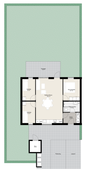 Visual presentation of the listing